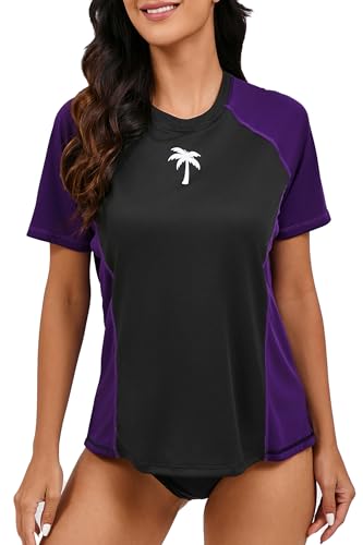 Maillot de bain manches courtes femme pour le surf et les journées de plage
