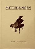 Mitteilungen der Hamburger Fabrik von Steinway & Sons: Band I - 1. bis 4. Jahrgang