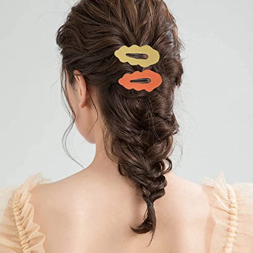 10 Pieces Solid Color Hair Snap Clips, Swirl Snap Clips For Hair, Metal Snap Hair Clips For Makeup, Snap Hair Clips For Women Girls #TOP5