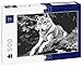 Lais Puzzle Loup Noir Blanc 500 Pièces