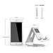 Cell Phone Stand, KAERSI K1 iPhone iPad Universal Stand Holder, Desk Dock Mount for iPhone 6 6s 7 Plus 4s 5c 5 5s Charging, Samsung Mobile Phone and Tablet Accessories iPhone Desktop Display - Silver