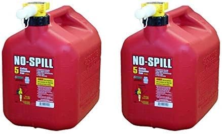 No-Spill 1450 5-Gallon Poly Gas Can (CARB Compliant) (Pack of 2)