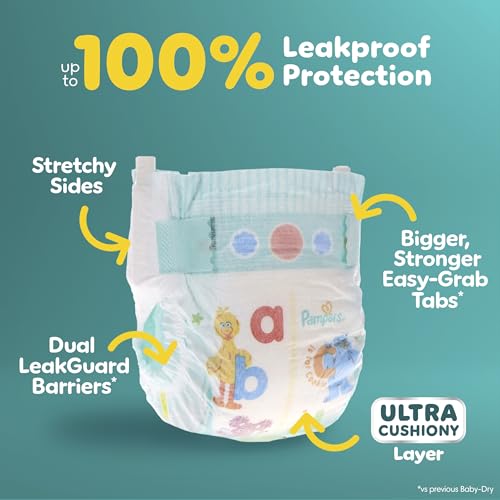 Image of Pampers Diapers - Baby Dry - Size 4, 150 Count, Absorbent Disposable Infant Diaper (Packaging May Vary)