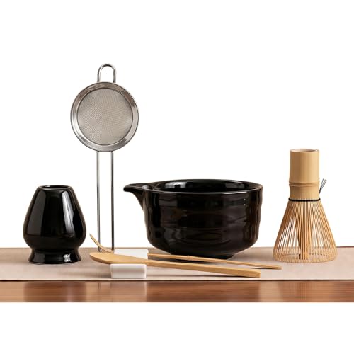 YOLIFE Matcha Whisk Set, 7 Pcs Matcha Kit for Matcha Tea Ceremony