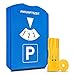 Produktbild Parkscheibe mit Eiskratzer, 1 Stück, in Blau, Parkuhr inkl. Reifenprofilmesser und Einkaufswagenchip, für Auto, LKW, Wohnmobil, Parking Disc Blue, Parkscheiben, Parkkarte, Park Scheibe Ankunftszeit