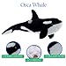 The Petting Zoo Orca Stuffed Animal Plushie, Gifts for Kids, Wild Onez Sealife Animals, Whale Plush Toy, 20 inches