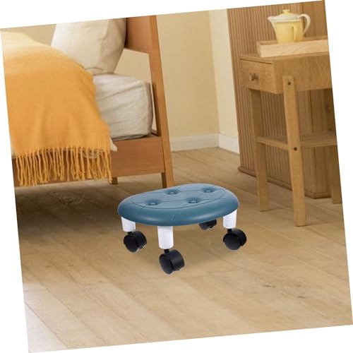 Mini tabouret multifonction pivotant avec assise basse en plastique - 5
