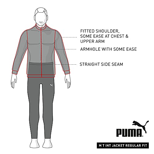 Image of PUMA Men's Iconic T7 Track Jacket, Black /Green Gables, 4X-Large
