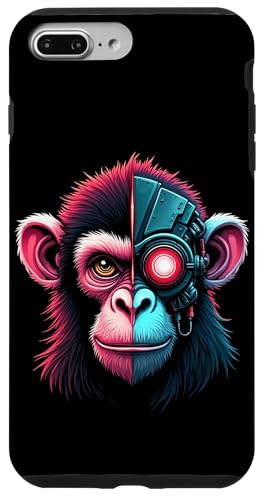 �ʔ��������{�b�g�Z�p�T�C�{�[�OAI�����{�b�g���� Monkey Robot Tech AI Ape �X�}�z�P�[�X iPhone 7 Plus/8 Plus �p