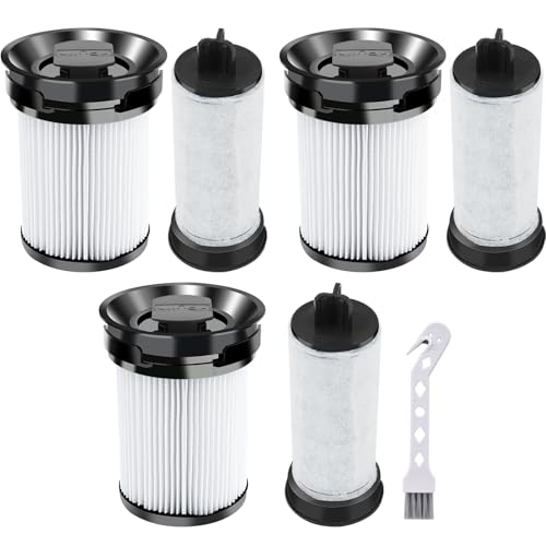 Filtre pour Miele Triflex HX1 : lot de 3 rechanges FSF Facelift
