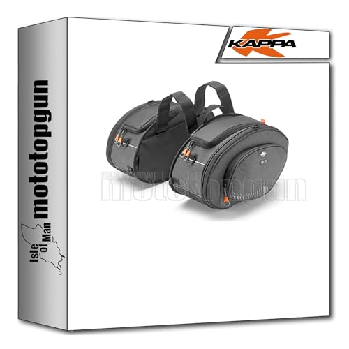 kappa borse alpha range laterali ah207 16-25 lt + portaborse laterali compatibile con honda nc 700 x 2012 2013 mototopgun