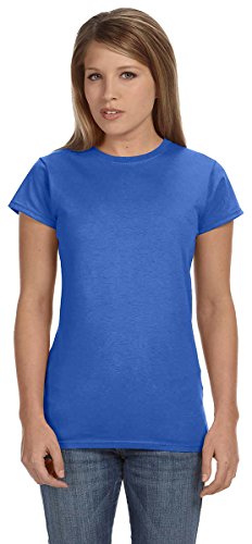 Gildan Softstyle® T-Shirt Femme S Bleu Royal Chiné
