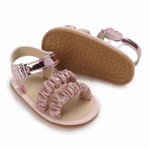 girls size 1 sandal Ruffle Bowknot Premium Soft Sole Open Toe Breathable Summer Outdoor Shoes Baby Sandals 0 12 Months4