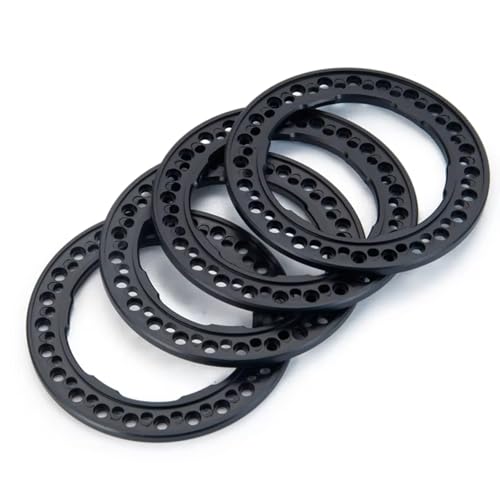 Jantes 1.9 Pouces Beadlock en Métal Idéales pour Randonnée RC Crawler 1/10