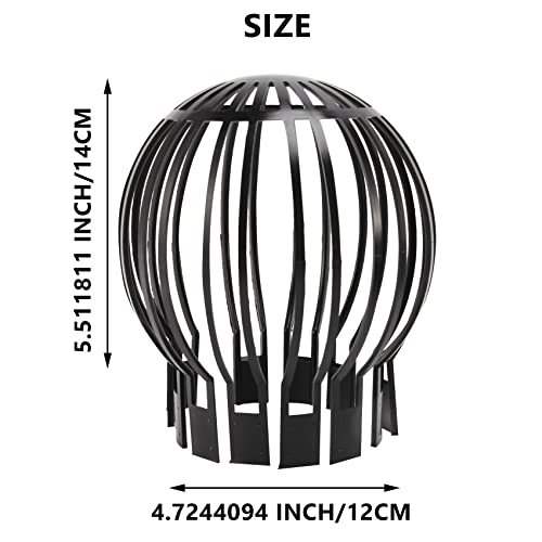 Hopbucan 6PCS Downspouts Filter Strainer Preventing Leaf Debris Branches Roof Moss From Clogging the Pipes - Image 2