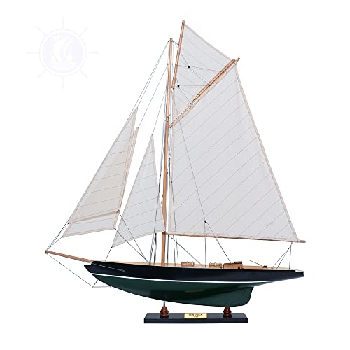 Old Modern Handicrafts Pen Duick Boat Model - Museum Quality Boat Model Made from Premium Quality Hardwood - 26.5L x 5W x 30.7H Inches