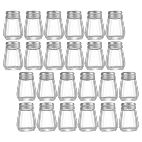 Mini flacons d'assaisonnement en verre rayures verticales pour une prise en main - 2