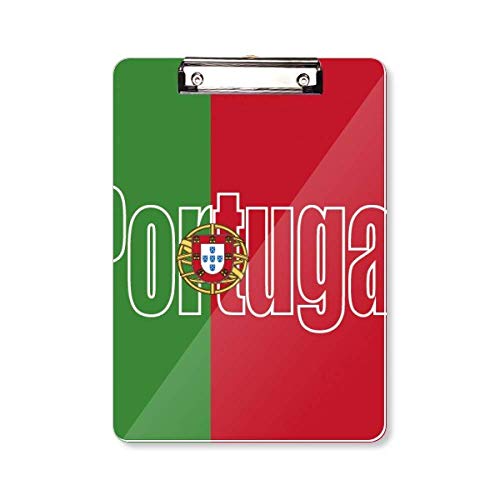 Porte-bloc Portugal A4 avec pince métallique pour organiser vos documents au quotidien