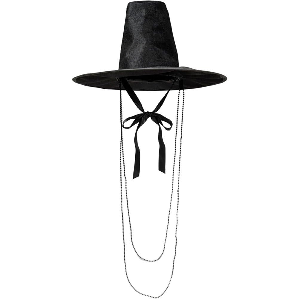 Brxmpn Korean Gat Hat Ming Dynasty Cosplay Hat Gothic Costume Headwear for Cosplay and Festive Events Party Accessory