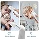 Berrcom Fieberthermometer Kontaktlos Stirn-und Ohrthermometer Digitales Medizinisches Thermometer Infrarot Stirnthermometer für Baby, Erwachsen mit Fieberalarm, °C/°F Schalter, sofort Ablesung