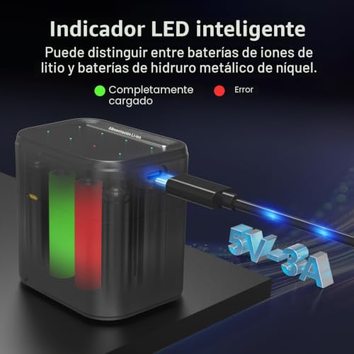 Pilas recargables de litio AA AAA para solucionar el gasto constante en baterias de casa 4
