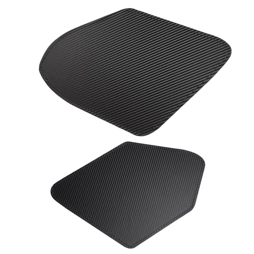 GIMUYA 新型 フリード GT系 キックガード インテリアパネルカバー インパネカバー ホンダ FREED GT1/2/3/4/5/6/7/8 EX CROSSTAR 2024年6月～ プロテクター 保護マット 防水 汚れ/傷防止 アクセサリー カスタムパーツ シールタイプ PUレザー製 説明書付き 運転席/助手席 カーボン調 2PCSセット