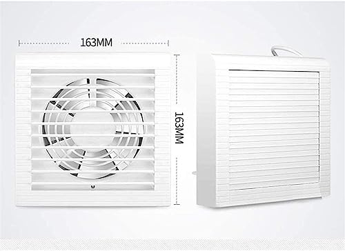 Ventilateur de ventilation à travers le mur au format carré blanc compact - 3
