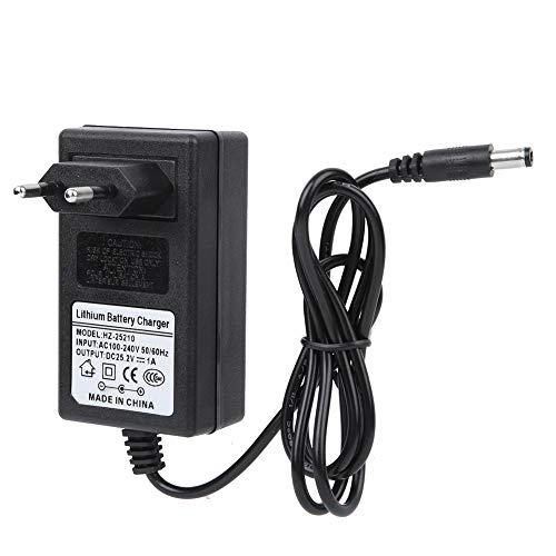 Cargador de Pistola de Masaje 25V, Adaptador de Enchufe Cable de Alimentación para Pistola de Masaje Muscle Blaster Adaptador de Pistola de Masaje Universal Interruptor de Fuente
