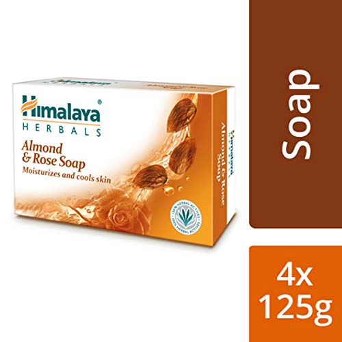 Image of Himalaya Baby Shampoo (400 ml) & Herbals Soap, Almond and Rose, 125g (Pack of 4)