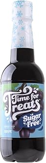 Time For Treats Flavored Syrup 16.9 Fluid Ounce Bottle for Snow Cones, Homemade Sodas, Cocktails, Coffee, Baking and More (Grape - SUGAR FREE)