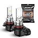 SEALIGHT 9145 H10 LED Fog Light Bulbs 9140 9045 9040 LED Replacement 6000K White Advanced CSP Chips Non-polarity