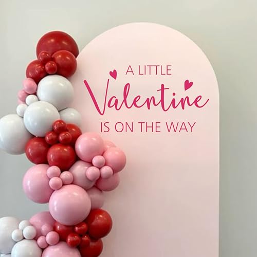 Vinilo decorativo ZAIBIANHAO A Little Valentine is On The Way