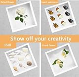 3D Shadow Box, Deep Picture Frame Display Box for Wall and Tabletop Wooden Photo Frame for Flower Medal Memorabilia Tickets Gifts Crafts - Image 4