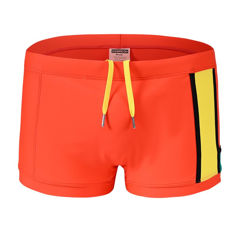 YAHWULAI Herren Badeshorts Badehosen für Männer mit Verstellbarer Kordel Geeignet für Wassersport