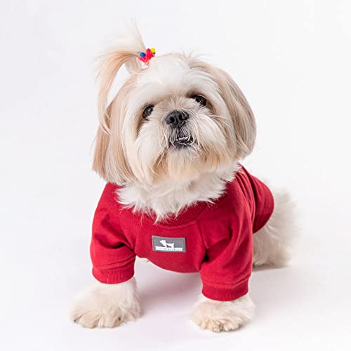 Image of HUFT Cutie on Duty Pet Sweatshirt - Maroon