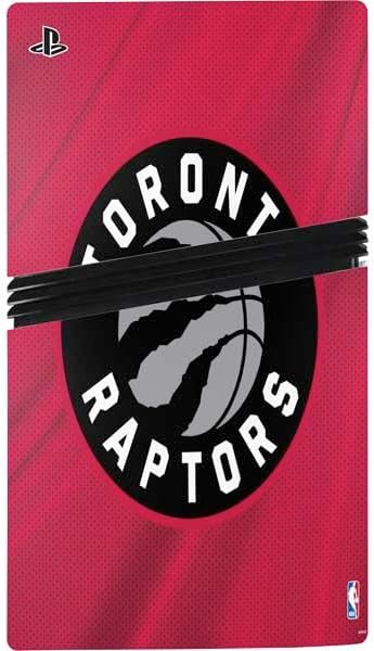 Skinit Decal Gaming Skin Compatible with PS5 Pro Console - Officially Licensed NBA Toronto Raptors Logo Design