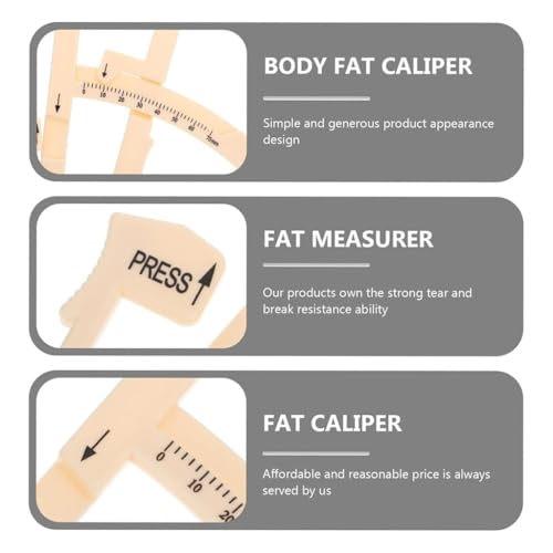 Image of ZIBUYU Body Fat Caliper, Accurate Body Fat Measurement and Skinfold Testing Tool, Reliable Fitness Gauge for Doctors, Trainers, and Nutritionists