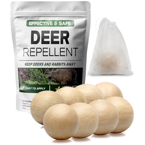 pzwmmsse Deer Repellent, Deer & Rabbit Repellent for Plants, Deer Deterrent for Garden and Yard,...