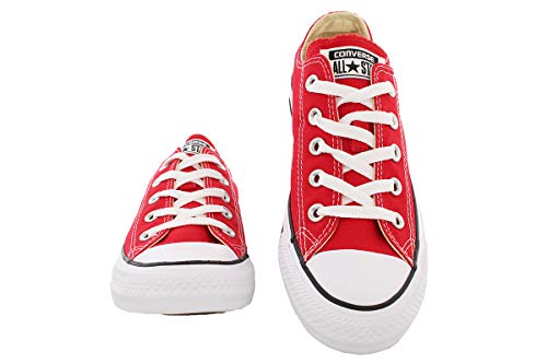 Converse All Star Chuck Taylor Ox Unisex Shoes Size 7, Color: Red/White2