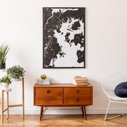 Image of 24 Pairs Picture Hanging Strips Heavy Duty, 48 Strips Picture Hangers Removable Wall Hangers Without Nails for Frames Mounting Wall Decor Refill Adhesive Poster Strips