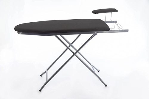 Tábua Mesa de Passar Extra Forte c/ Passa Mangas Preta - Marca Smart Aço