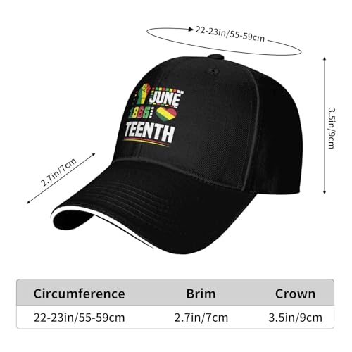 Gorra de béisbol afroamericana unisex Black History Month miniatura 3