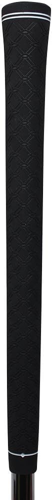 13 Piece Majek Mens Tour Pro Black Standard Size .600 Round Golf Grips ONLY NO TAPE