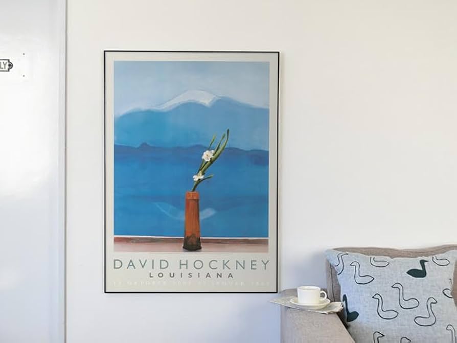 デンマークルイジアナ・正規ポスター☆デイヴィッド・ホックニー☆北欧