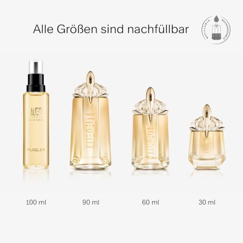 Mugler Alien Goddess – Eau de Parfum – Damenparfüm – blumig & holzig – mit Bergamotte, Jasmin und Vanille – langanhaltender Duft… – Ansicht 5