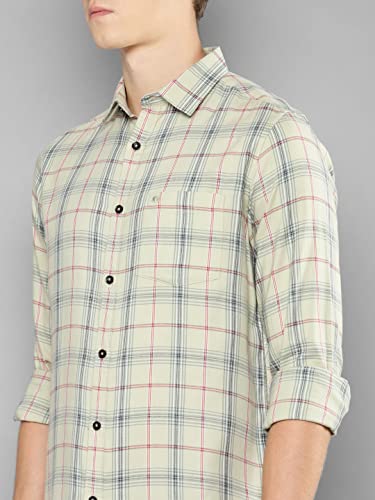Image of Allen Cooper Checks Shirts for Men - 100% Cotton Comfort Fit Casual and Formal Shirt - Breathable, Soft, Classic Style (Multiple Colors)
