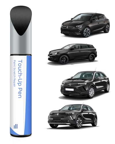 KTV / G70 Diamante Nero Perla/Carbonio Nero Metallizzato Colore Ritocco per Opel Corrispondenza esatta – Riparazione di graffi e scheggiature