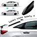 Thenice for 11th Gen Civic Antenna Topper Car Shark Fin Cover Exterior Decoration Accessories Compatible with Honda Civic 2026 2025 2024 2023 2022, Accord CR-V 2023-2026 -Glossy Black