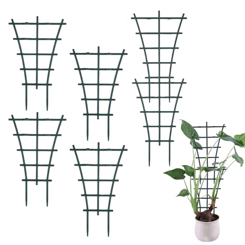 LUMOOM 6 Stück Rankhilfe Zimmerpflanzen, Stapelbare Rankhilfe, Rankgitter,...