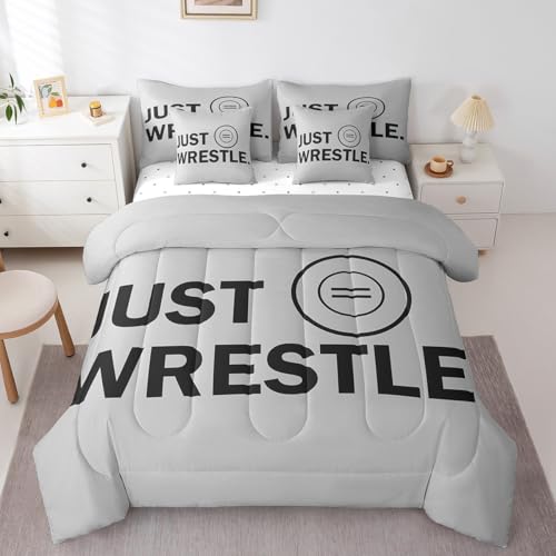 Image of Feelyou Wrestle Bedding Set Queen Size 7 Piece for Kids Women Men